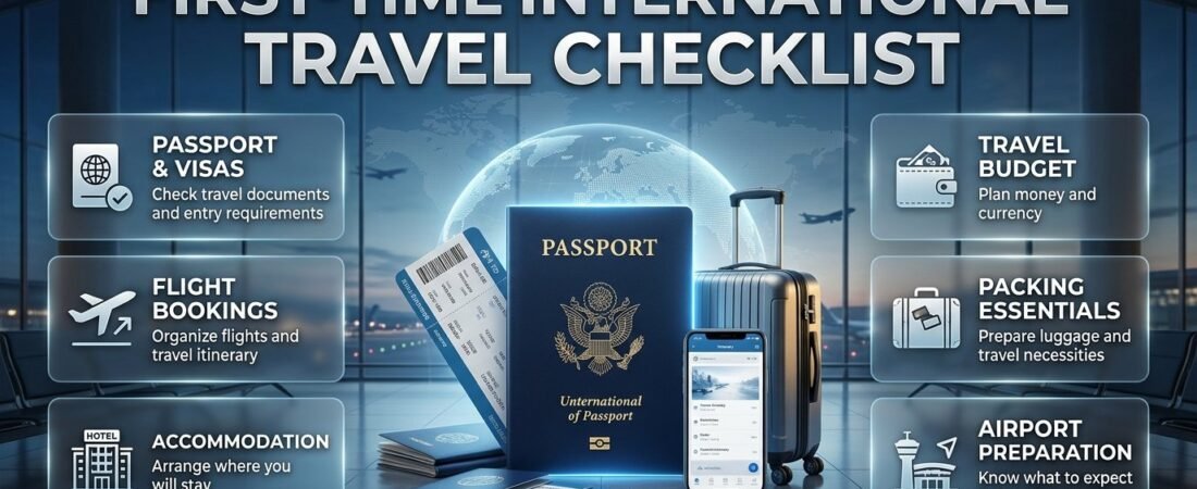 First-Time International Travel Checklist